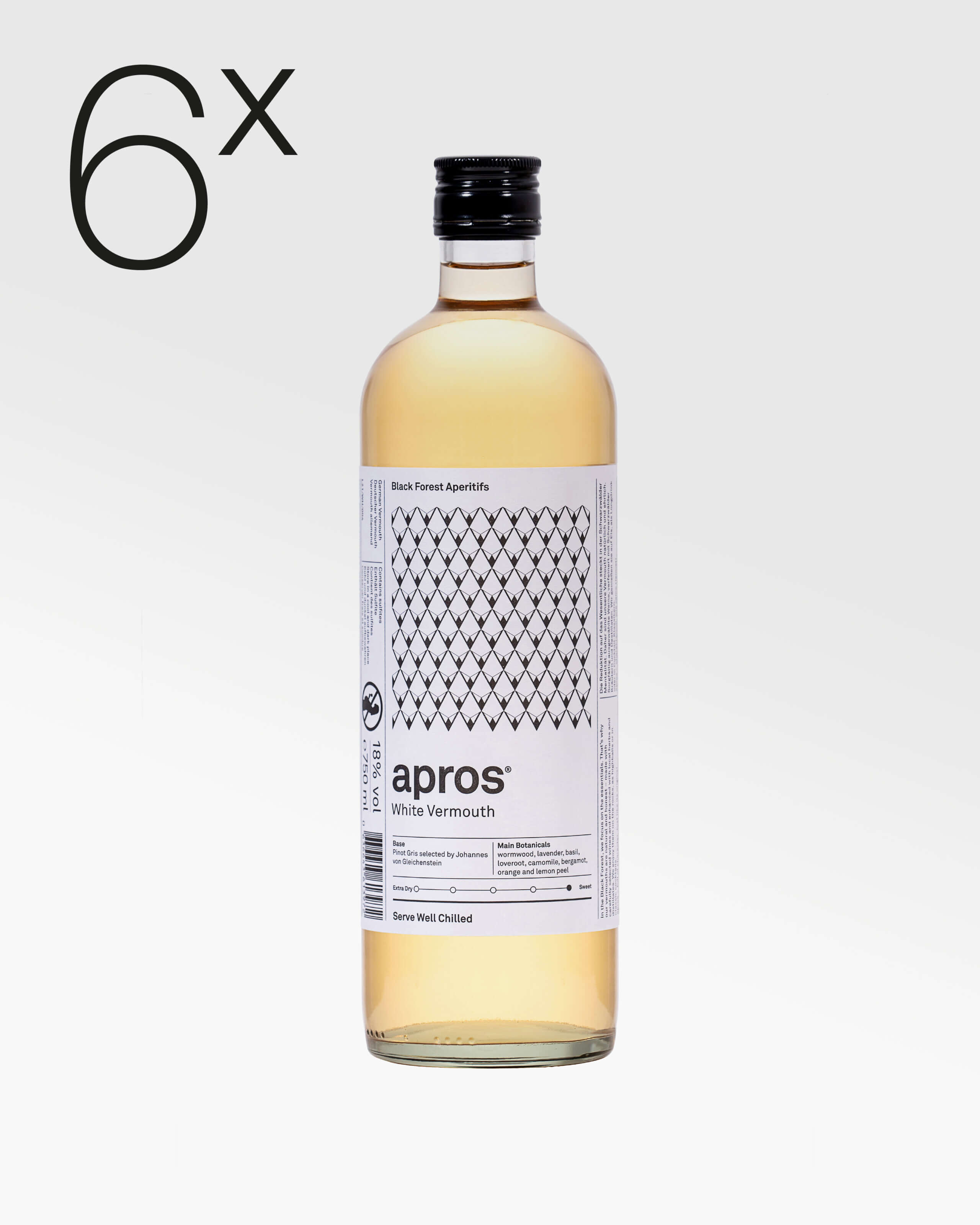 bild mit 6 flaschen wermiz white im aktionspreis