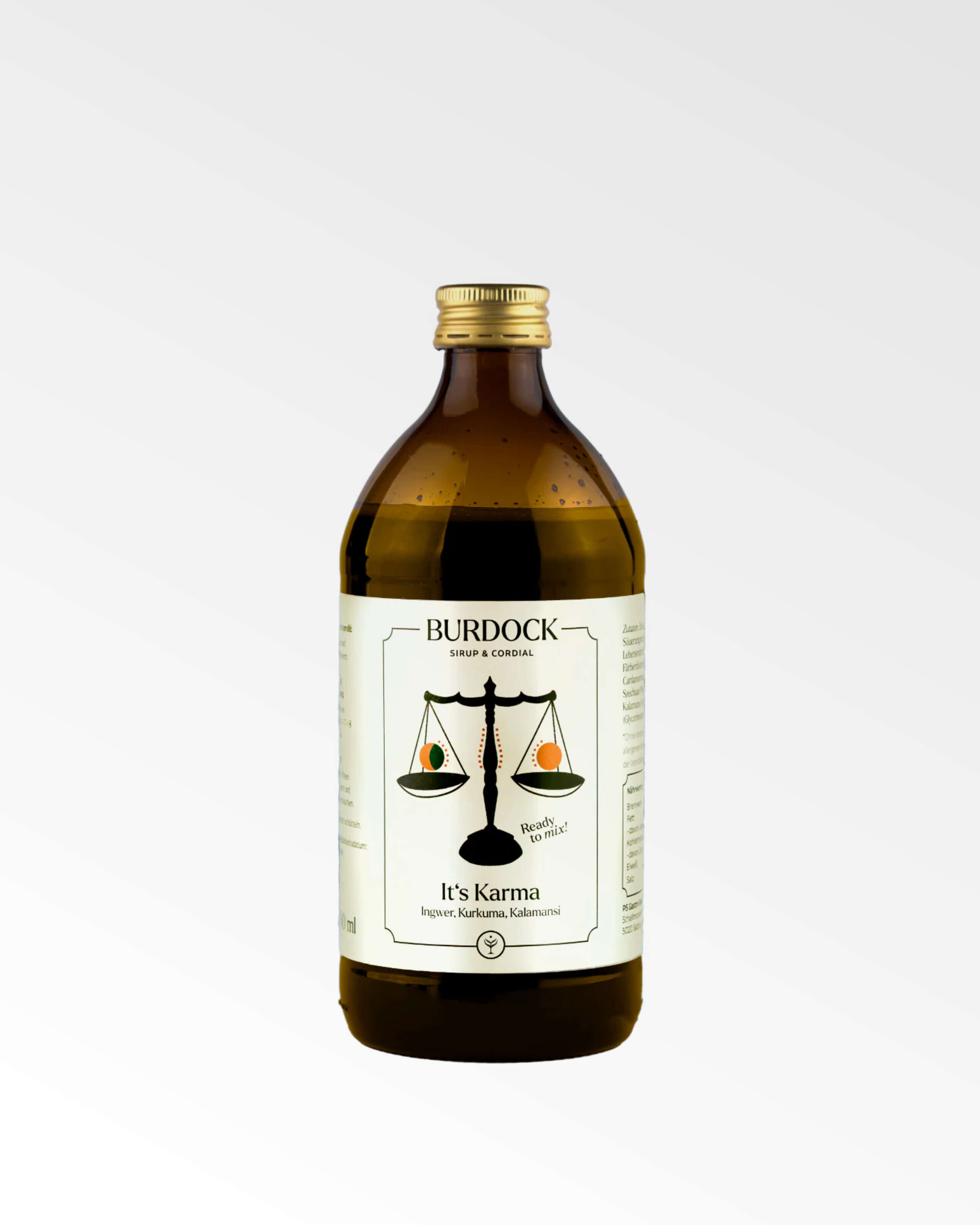 burdock cordial ingwer kurkuma kalamansi